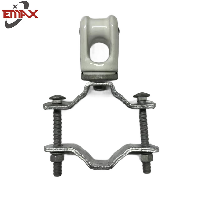 PORTALAMBRES MONTADO EN MÁSTIL DE PORCELANA DE 1-1/4' - 3'