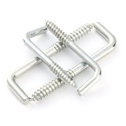 Tornillo de gancho en forma de L de metal