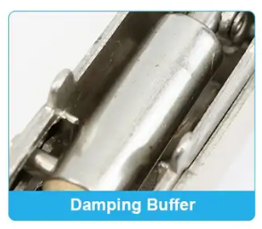 Bisagra hidráulica de acero inoxidable para muebles, herrajes para muebles, bisagra ajustable 3d para puerta de armario