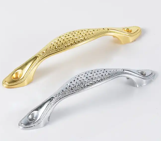 El cajón del gabinete del cinc del oro del hardware de los muebles tira las manijas para el hardware del gabinete