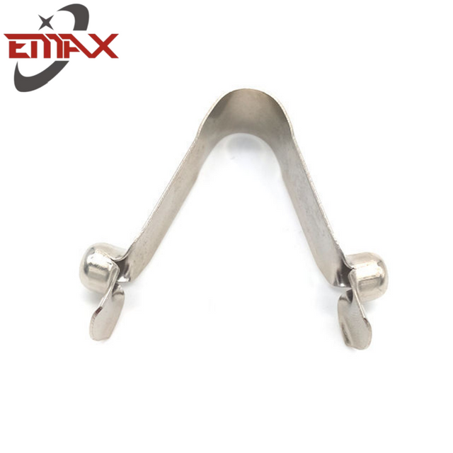 Clips de la carpa de empuje de acero inoxidable Clampas de metal plano de la carpa de resorte