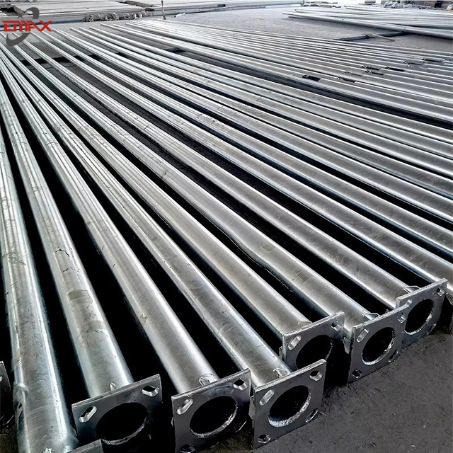 Poste de lámparas de acero galvanizado en caliente