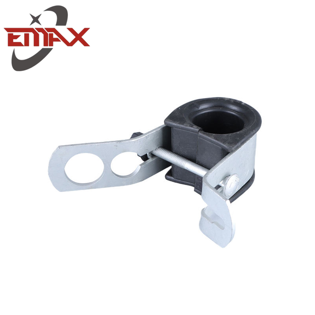 Accesorios eléctricos de línea superior Pole de acero inoxidable Instalar Fibra de fibra CLAMP de suspensión de cable