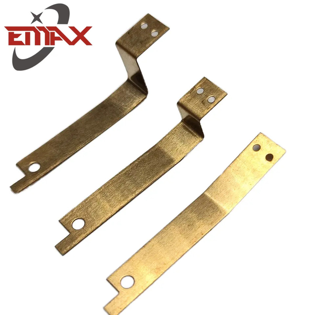 Precisión del OEM que sella pequeños clips de resorte planos inoxidables de acero de cobre de la pieza de metal