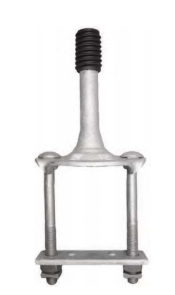 PASADOR DE ABRAZADERA DE Cruceta Galvanizado En Caliente Con Rosca De NYLon