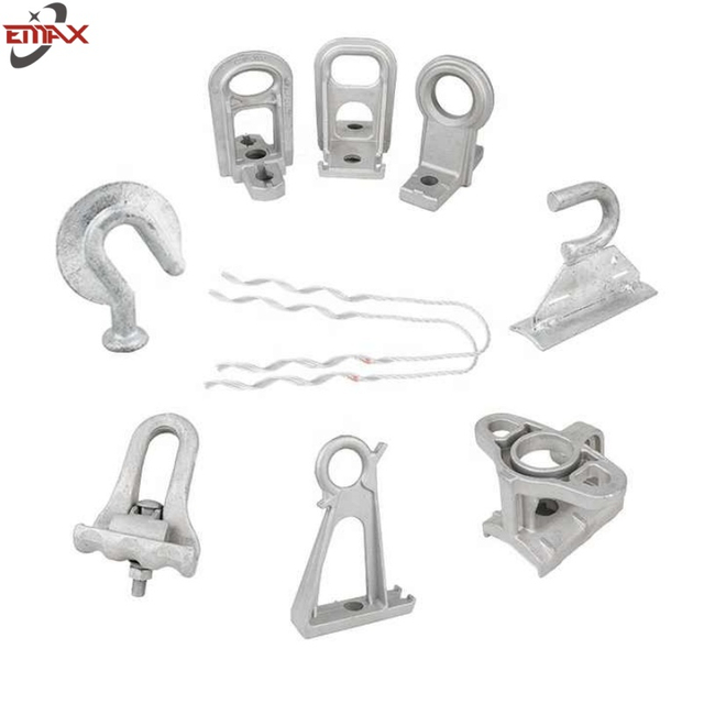 Accesorios de energía eléctrica galvanizado caliente hardware de línea de polo