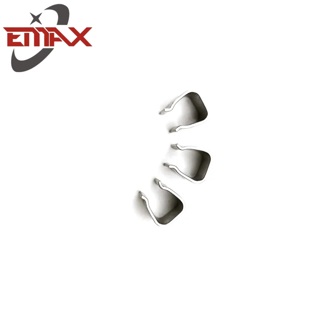 OEM Fabricación de chapa de metal botón chapado en níquel Piezas de flexión del sello del sello