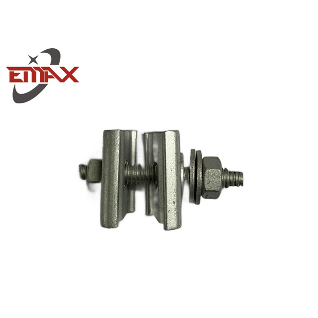 Abrazadera de amarre de cable D con hardware de caída aérea