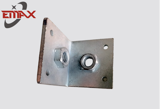 Soportes de esquina de acero en forma de L galvanizados de alta resistencia para montaje de muebles